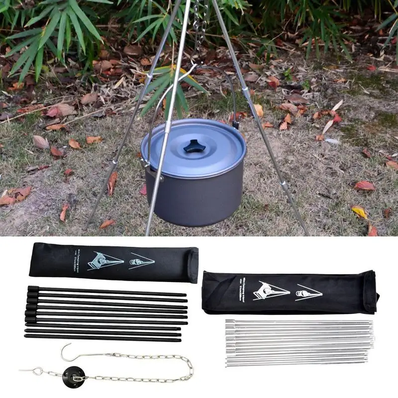 

Портативный складной штатив для кемпинга, барбекю, из алюминиевого сплава