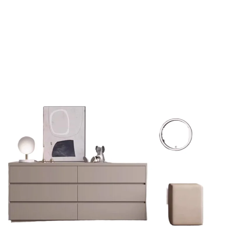 Европейский деревянный туалетный столик органайзер для хранения девушек