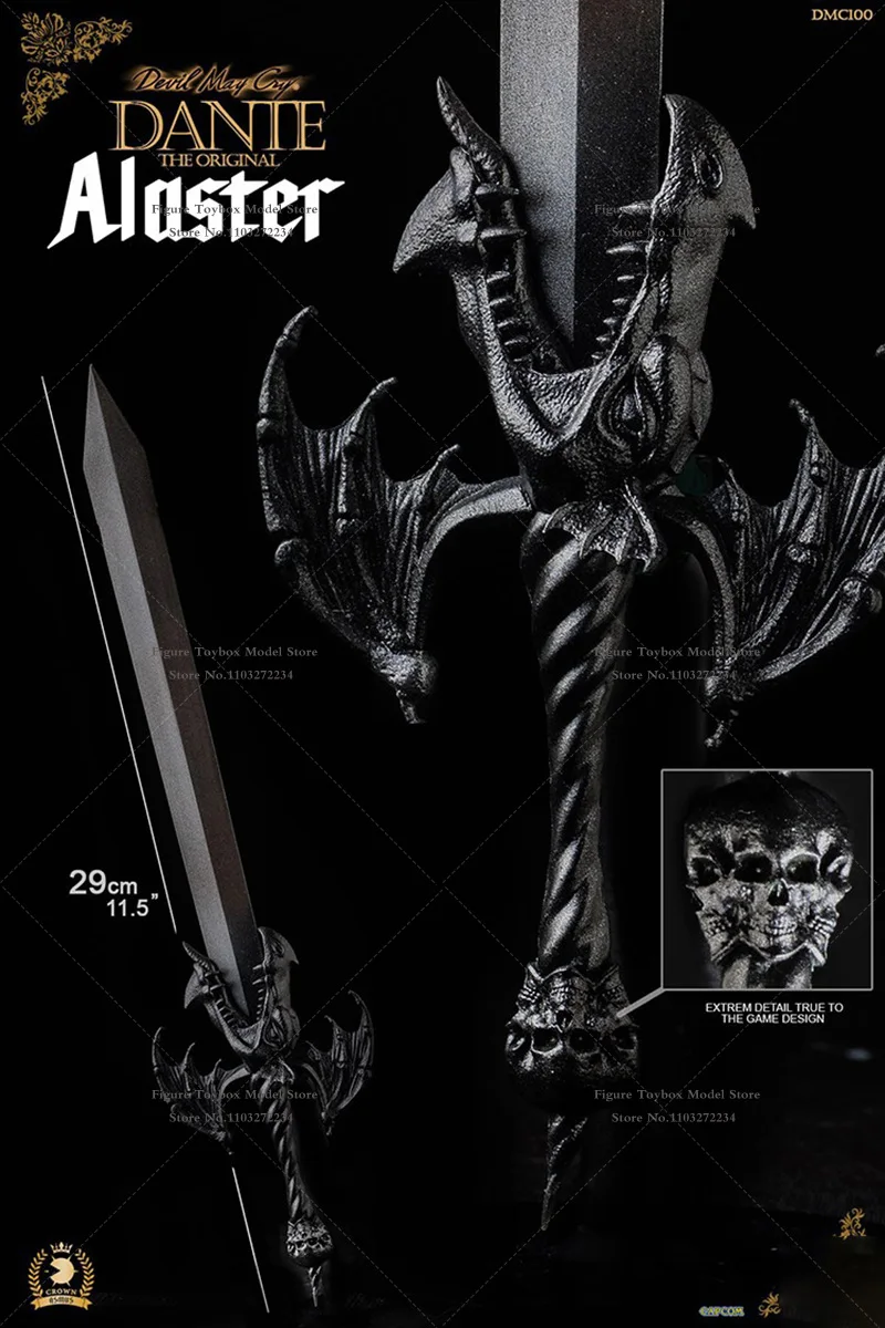 Asmus Toys DMC100 Deluxe Version 1/6 White Hair Hunter Boy Dante Фигурка Нежное оружие Модель Орнамент 12
