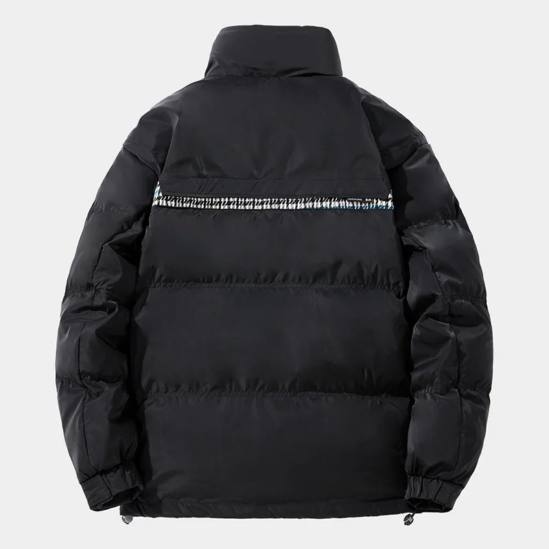 2022 Winter Collared Down Jacket for Men Relaxed Casual Warm White Eiderdown Thick Coat Youth Cropped Jacket