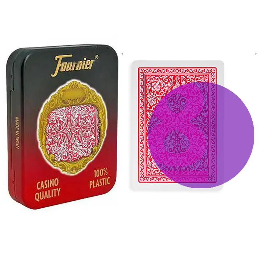 

Infrared Fournier 2818 Plastic Magic Deck Board Game Anti Cheat Poker Mark Card Infrared Fournier 2818 Plastic Magic Deck Boa