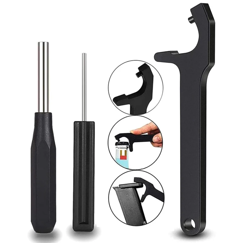 

3Pcs Glock Magazine Plate Disassembly Removal Tool Front Sight Installation Tools Takedown Punch Disassembly Tool Kit