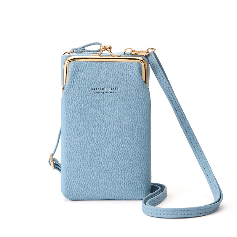 

Women Mobile Phone Bag Crossbody Shoulder Bags Wallets Cell Phone Purse Soft Leather Strap Handbag for Various Types of Mobile