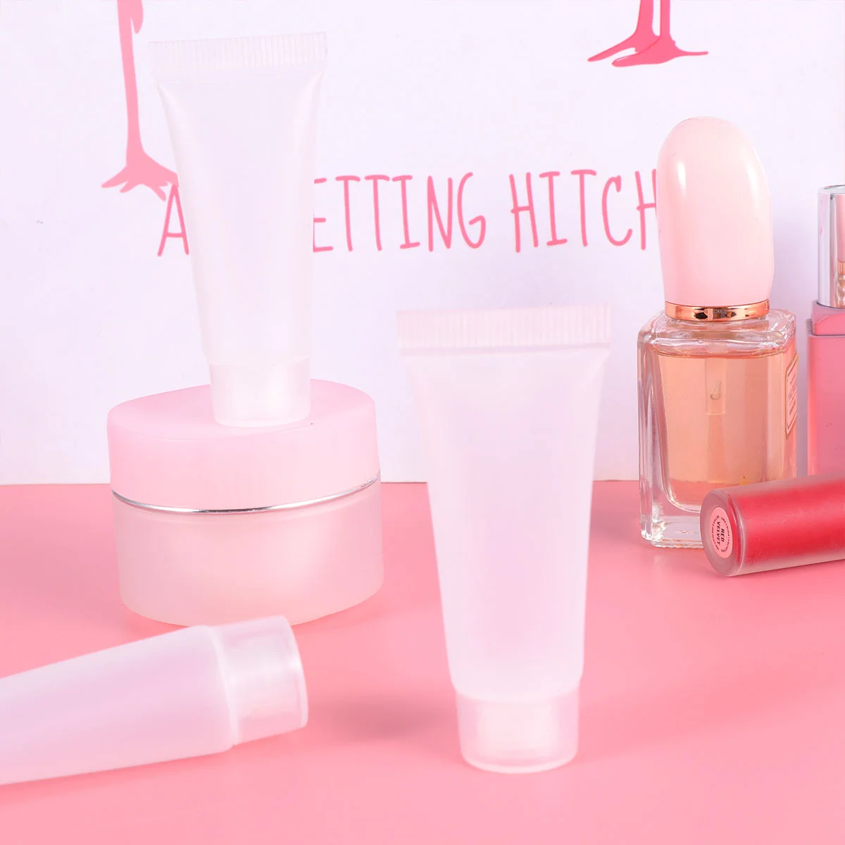 30 шт. оттенок для губ портативная бутылка тюбик белый диспенсер дополнительной