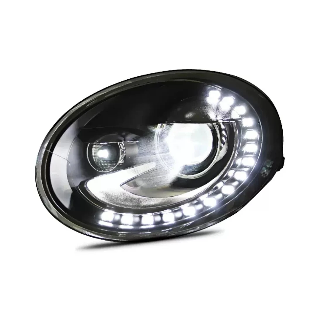 

LED Headlight Assembly for Volkswagen vw Beetle 13-19 Modified Deluxe Style Turn Signal Daytime Running Light Clearance Lamp