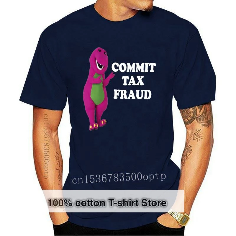 

New commit tax fraud 100% cotton short sleeve men T shirt casual loose cat men tshirt o-neck t-shirt men tee shirts top