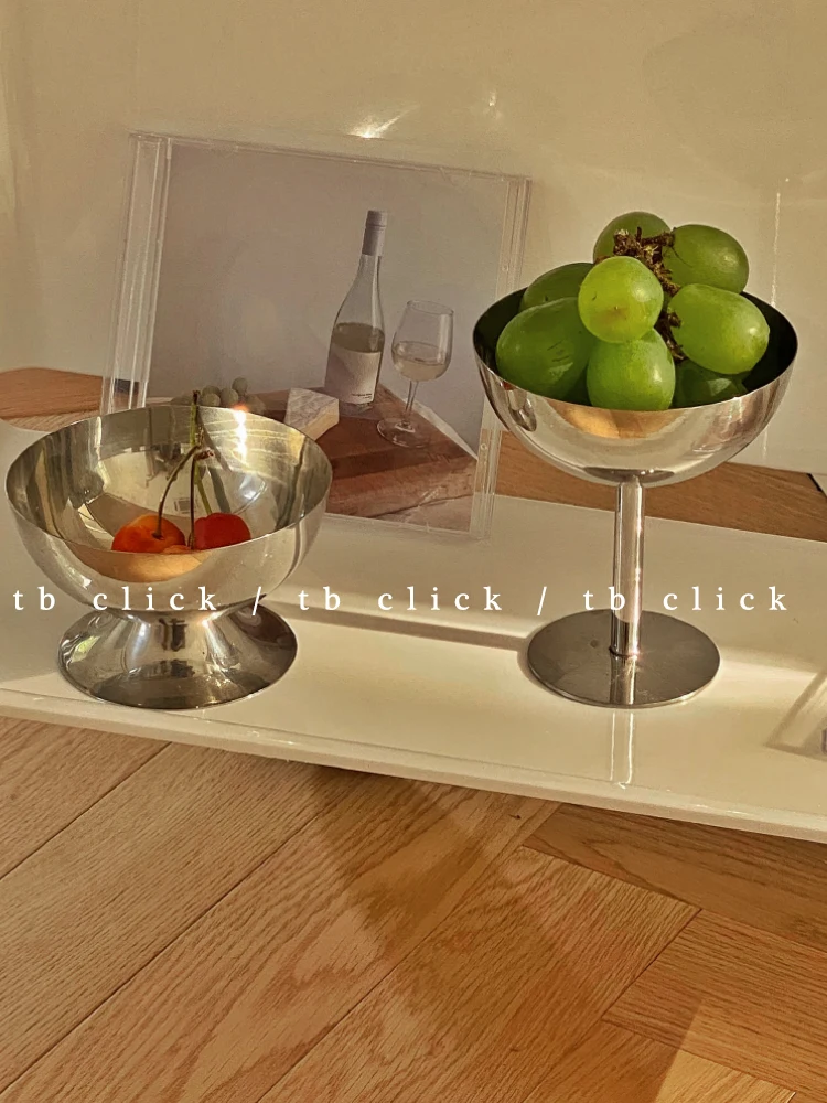 Бокал из нержавеющей стали креативная Коктейльная бокал для вина десертная чаша