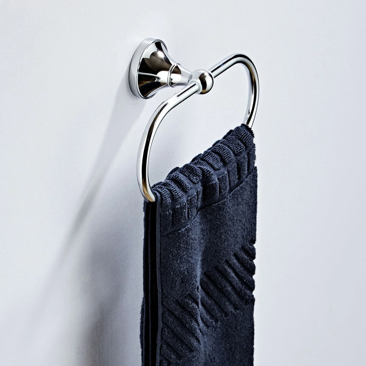 

Towel Hanging Rack Home Wall Mount Shelves Stainless Steel Shelf Mounted Pendant