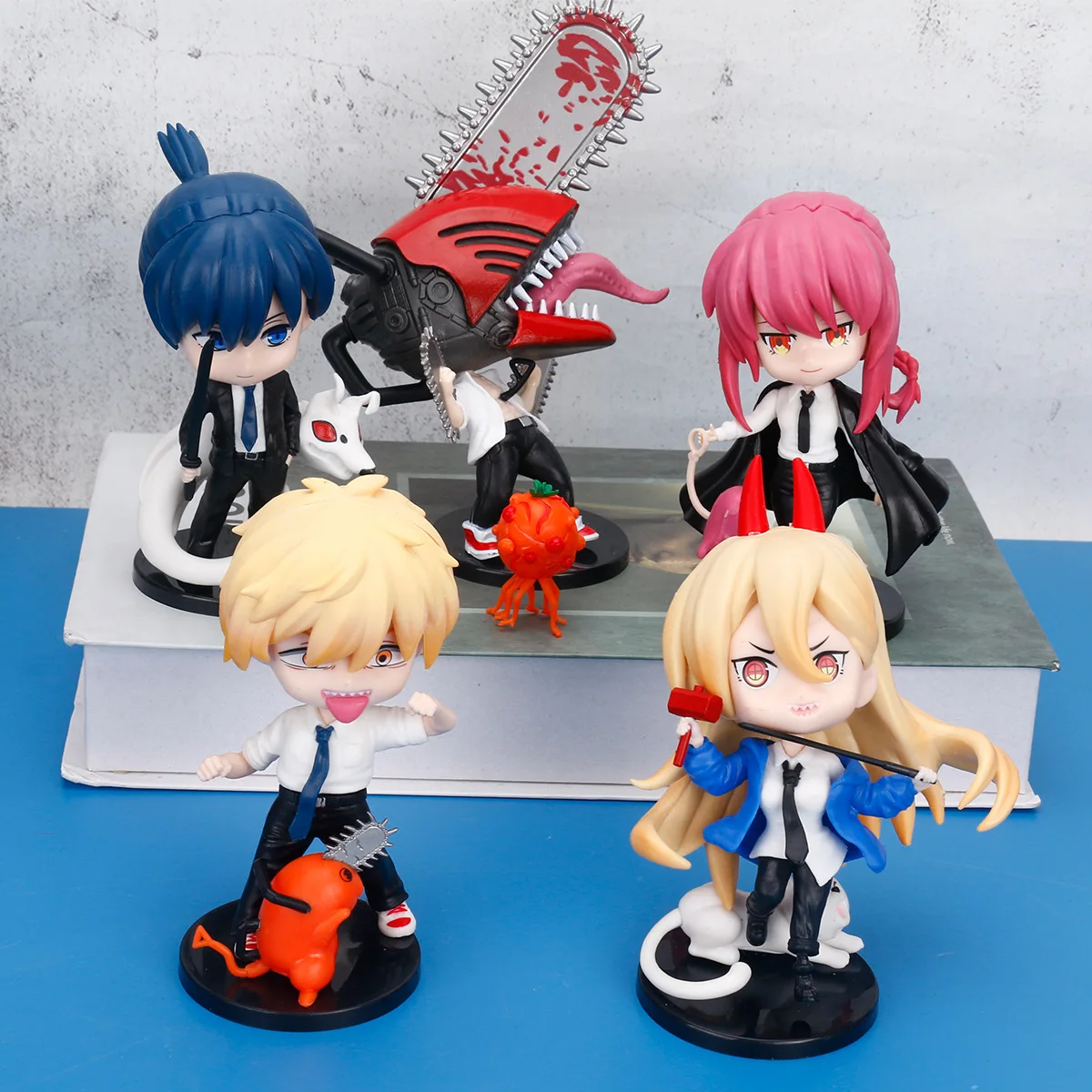 

5pcs/set Hot Anime Chainsaw Man Figure Denji Pochita Makima Hayakawa Aki Pava PVC Collection Model Doll Toys Gifts for Children