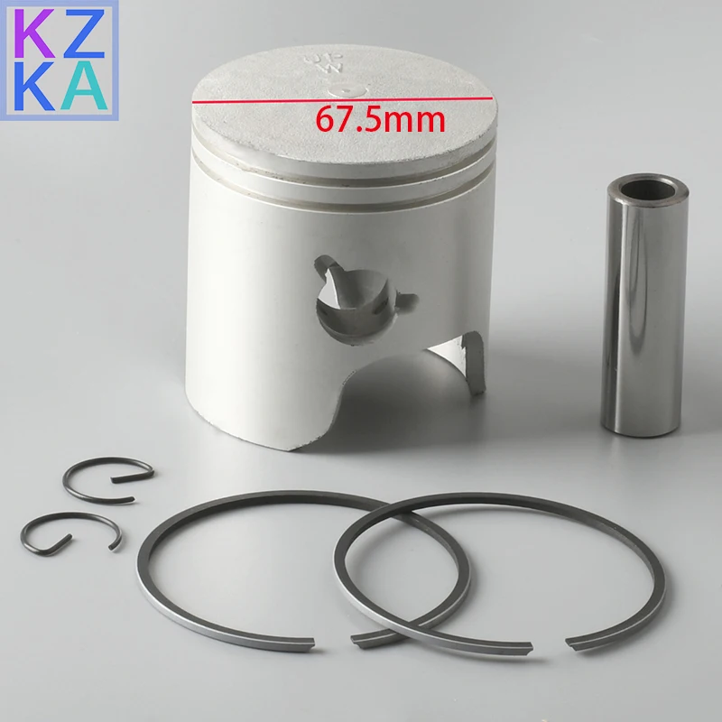 6H4-11636 6H4-11636-01 Комплект поршней (0 50 мм O/s) для подвесного двигателя Yamaha 2T 25HP 40HP 50HP 67.5MM