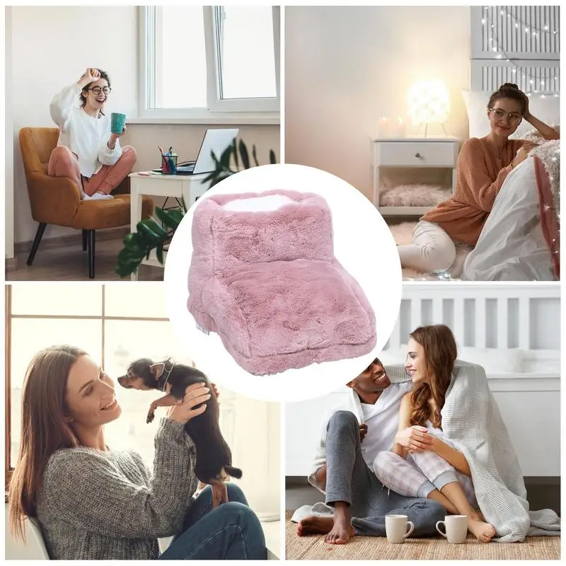 Грелка для ног под столом подушечка с подогревом грелка тапочки подставка карман