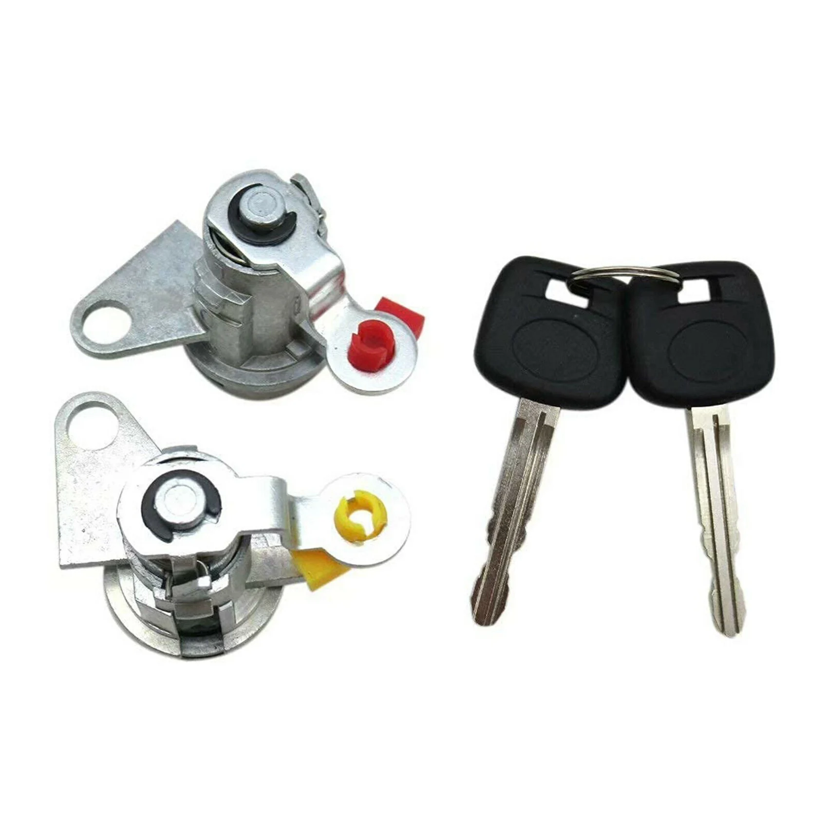 

1 Pair Front Door Lock Cylinder with Keys 69051-35070 69052-35070 for Toyota Tacoma 1995-2004