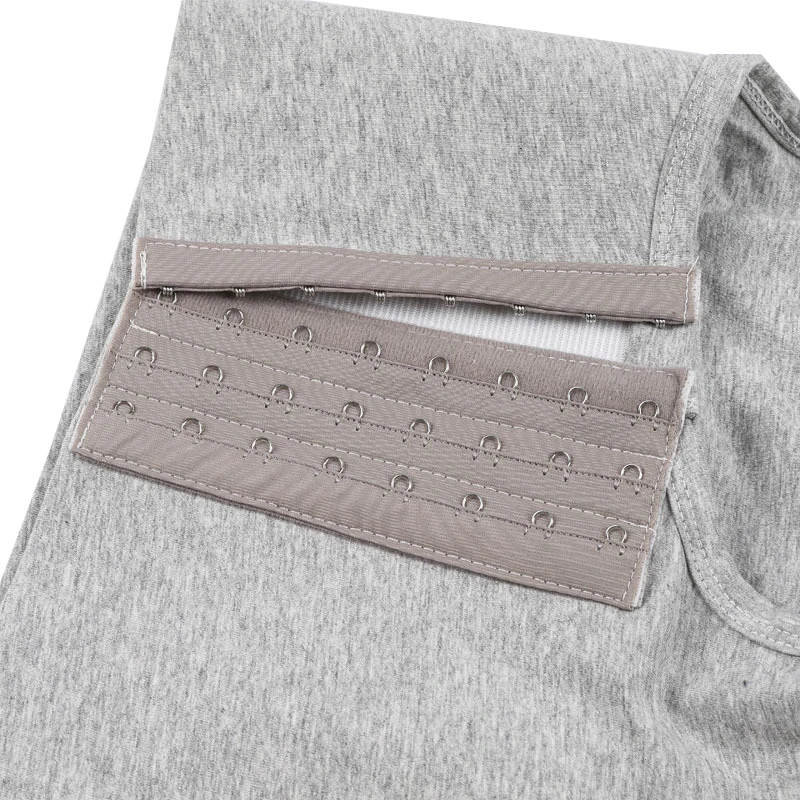 HaleyChan Womens Tomboy Trans Lesbian FTM Cotton Chest Binder Plus Size Short Tank Top with Elastic Band Women's Corset Crop Top