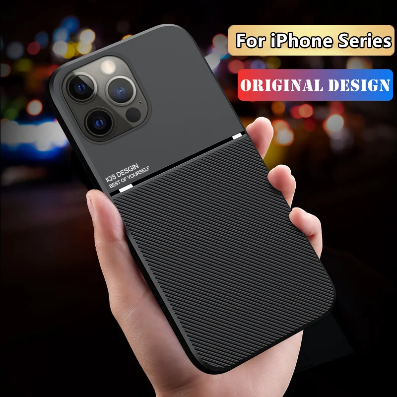 

Magnet Coque For Apple iPhone 13 12 11 14 Pro Max Mini SE 2016 2020 2022 XS X XR 8 7 6S 6 Plus 5s ShockProof Silicone Case Cover