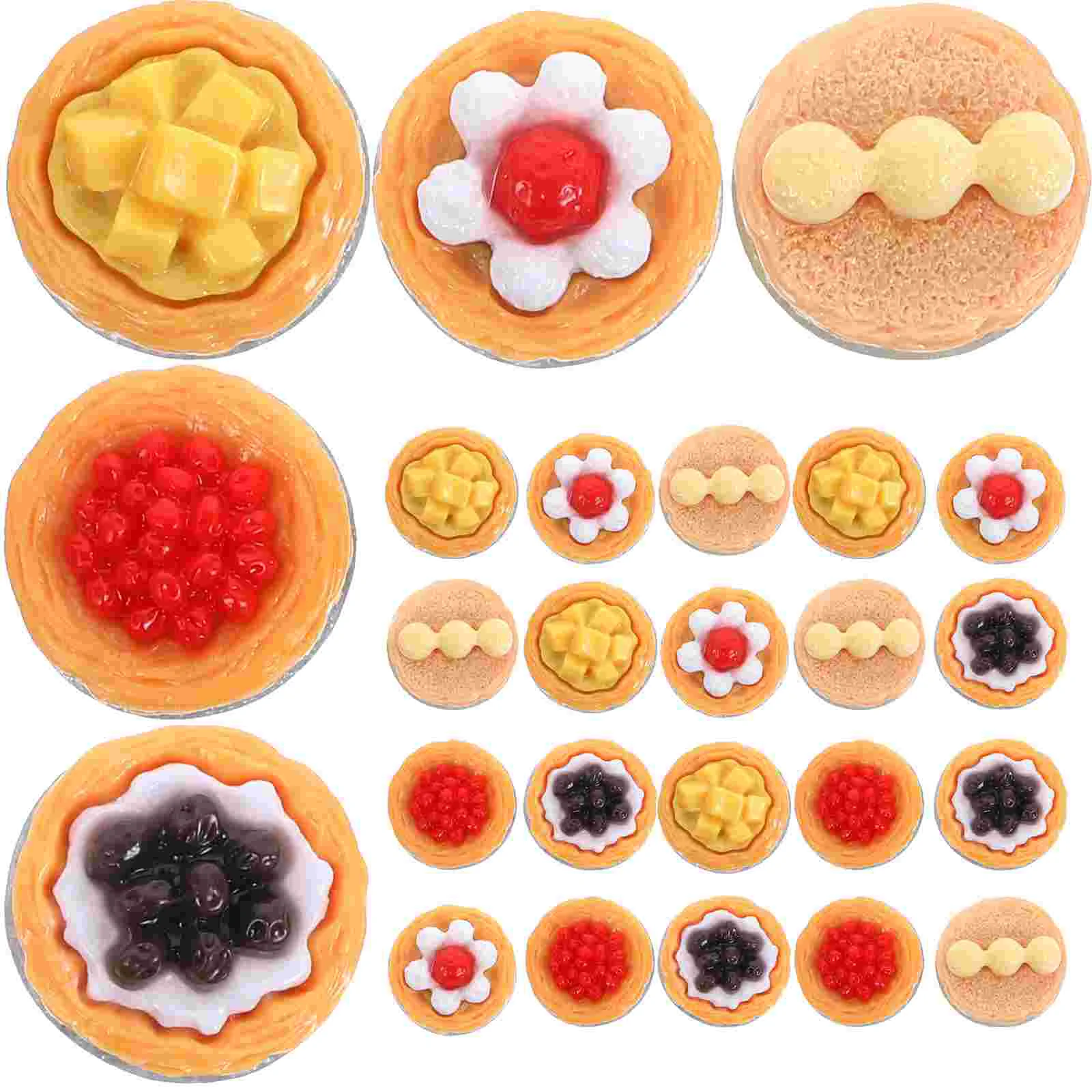 20 шт. яичный пирог Shiwan искусственные десерты кекс имитация модели декор