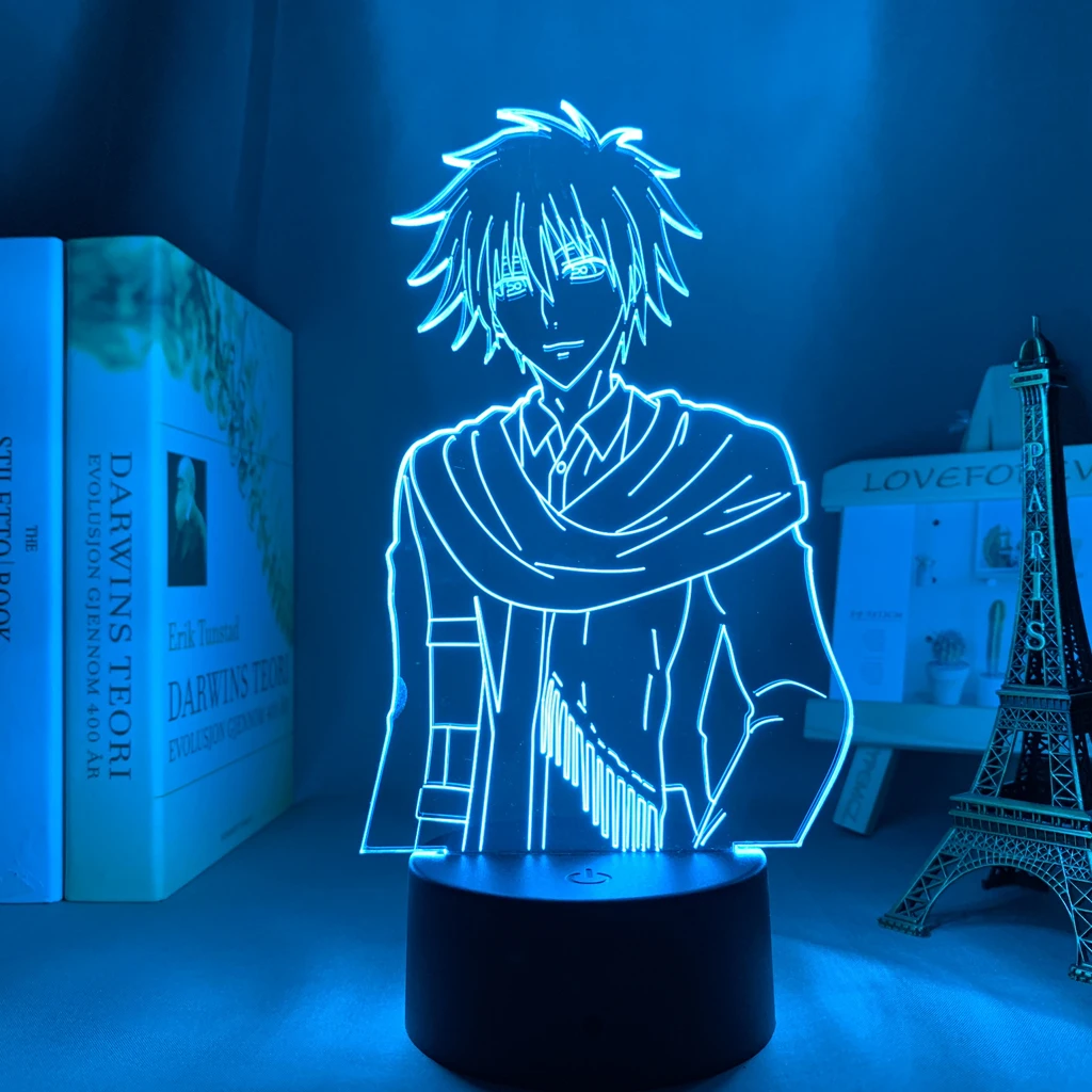 3D лампа аниме горничная сама сусуи Такуми для спальни декоративсветильник детей