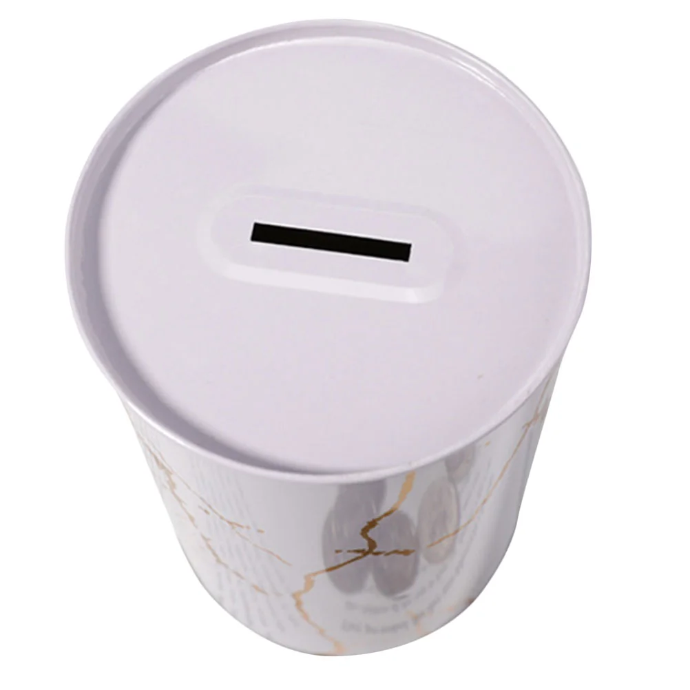 

Bankmoney Saving Piggy Kids Jar Box Pot Tinplate Container Metal Tin Children Holder Noveltychange Storage Case Desk Savings