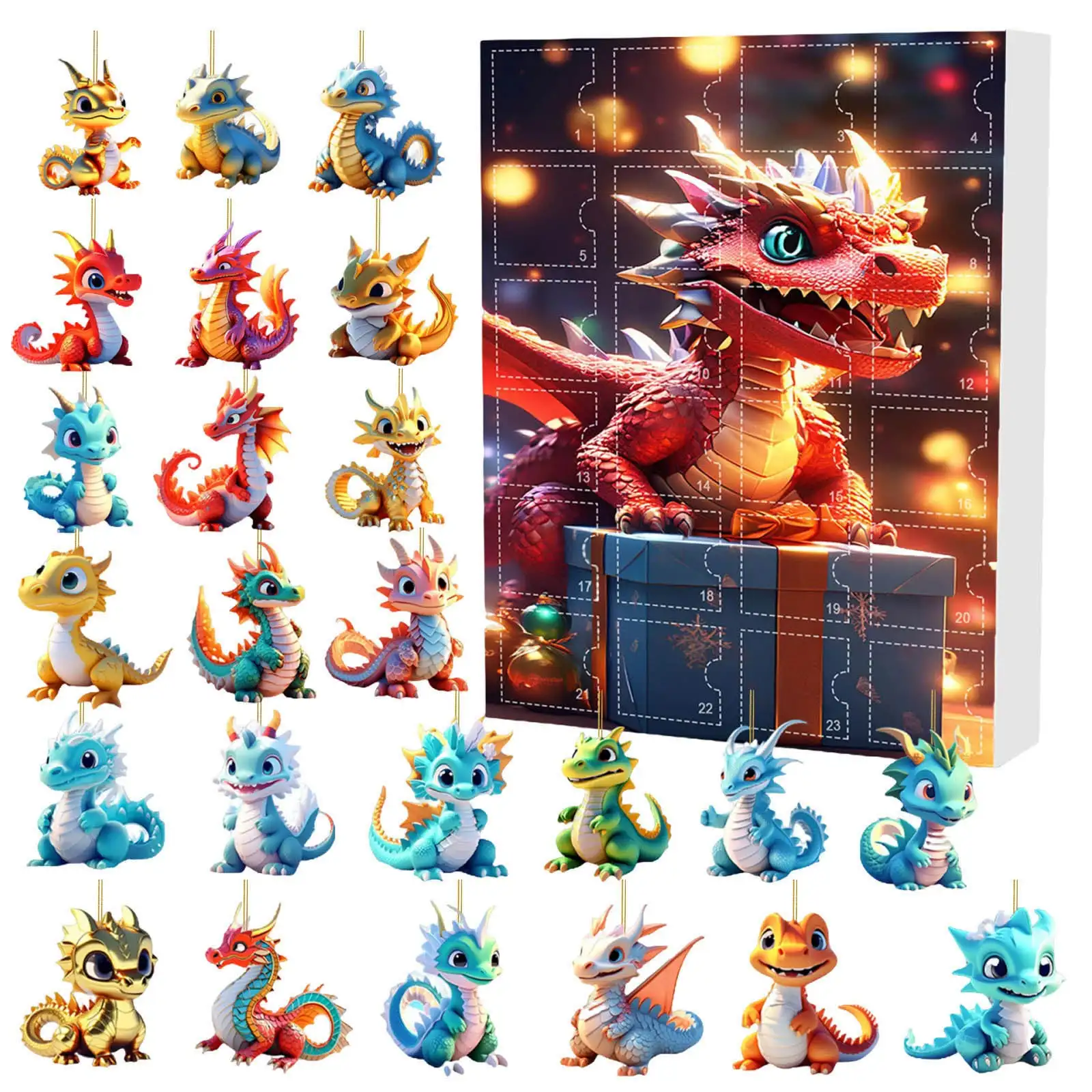 Рождественский календарь обратного отсчета с 24 подарками-сюрпризами включая