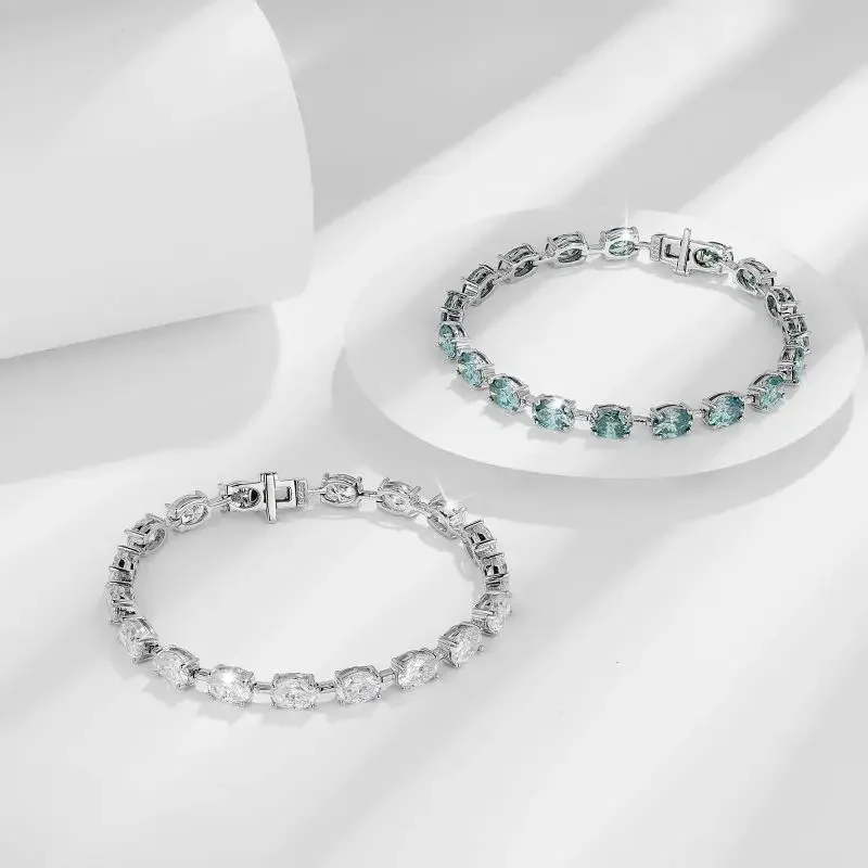 N Яйцо-образный 5*7 мм1 карат ювелирные изделия специальной формы сине-зеленый