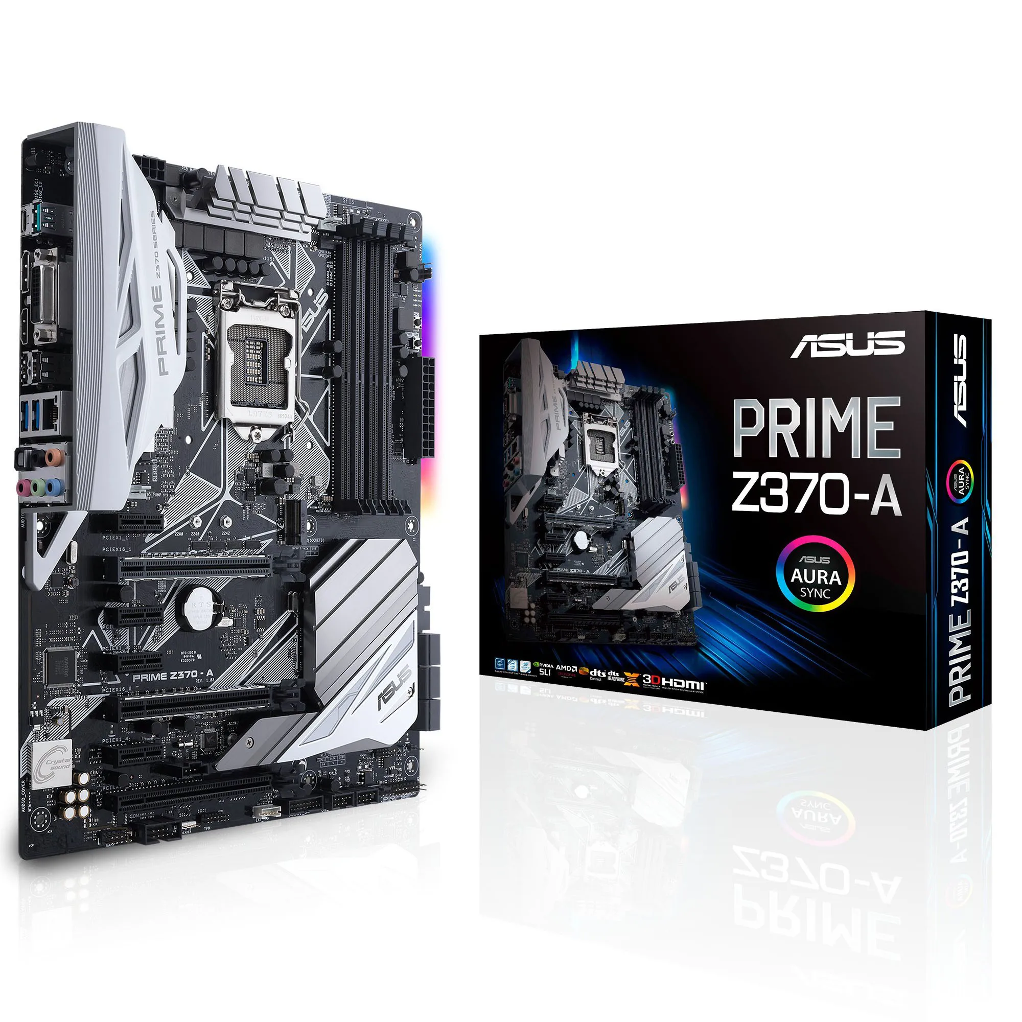 

Материнская плата ASUS PRIME Z370-A LGA1151 DDR4 DP HDMI DVI M.2 USB 3,1 Z370 ATX USB 3,1 для процессоров Intel Core 8-го поколения