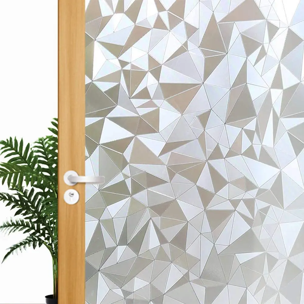 

3D Decorative Stained Glass Sticker Window Film Vinyl Static Cling Door Covering Squama Brick for Home Decor