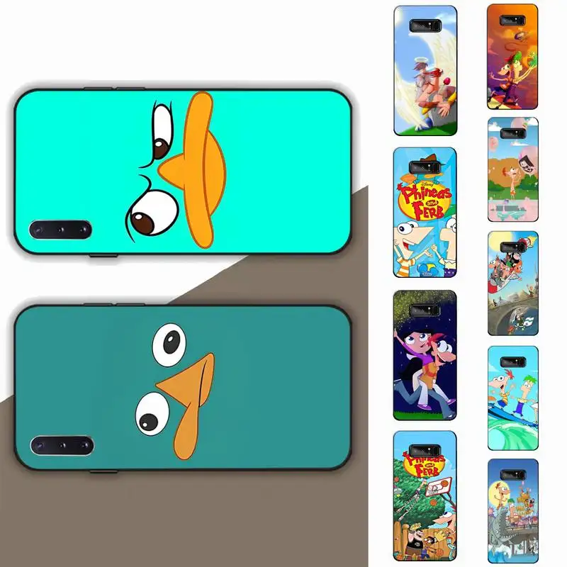 

Disney Phineas And Ferb Phone Case for Samsung Note 5 7 8 9 10 20 pro plus lite ultra A21 12 72