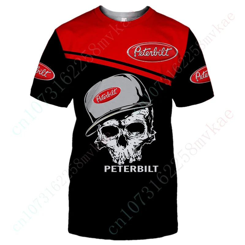 

Peterbilt T-shirts Harajuku Streetwear 3D Printing O Neck Short Sleeve Casual Graphic T Shirts Anime T Shirt For Men's Clothing