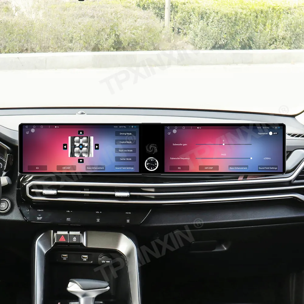 Фото 24,6-дюймовое автомобильное радио с Android Auto и CarPlay для Kia Sportage 2021-2026, двухэкранное, с GPS-навигацией, стереоплеером, головным устройством и DSP №1