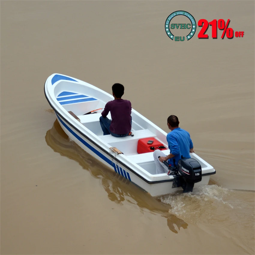 

4.3m Fiberglass Double-decker Speedboat, Assault Boat, Patrol Boat, Yacht, Flood Relief, Fishing And Fun, Seating 6 People