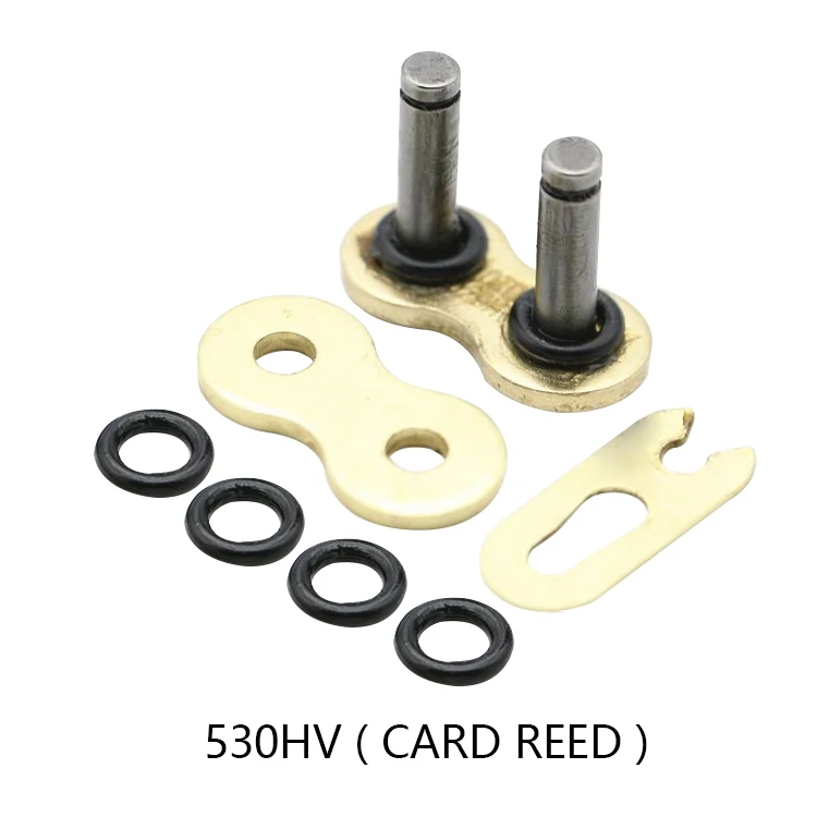 

Кольцевая пряжка цепи мотоцикла, звено 428 520 525 530, соединительный разъем тяжелой цепи, главное соединение с уплотнительным кольцом, замок цепи