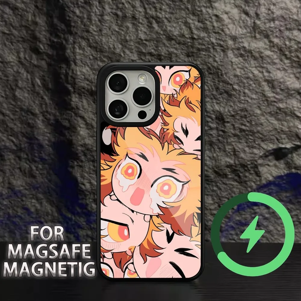 Магнитный Чехол Для Беспроводной Зарядки Kuroshitsuji Black Butler iPhone 11/12/13/14/15 Pro Max — Полный