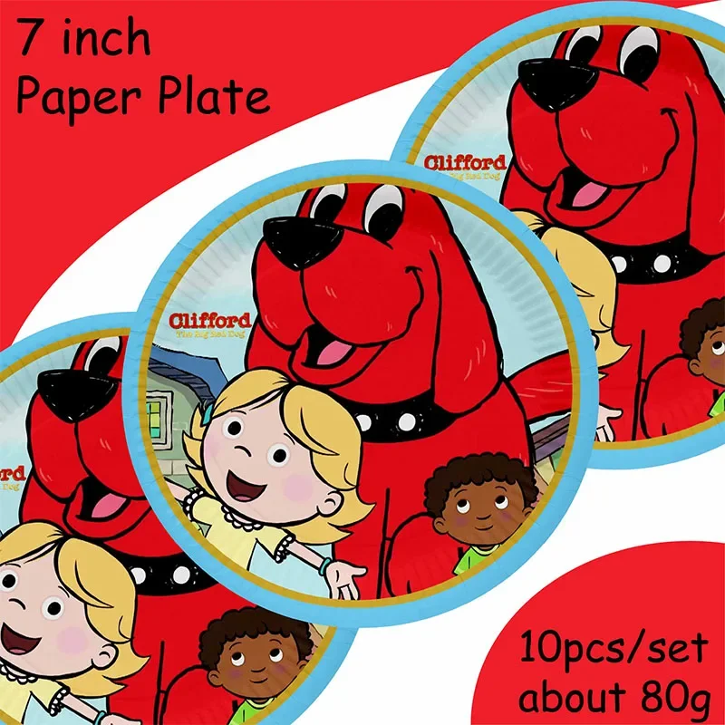 Мультяшный клиффорд большая красная собака тематические принадлежности для