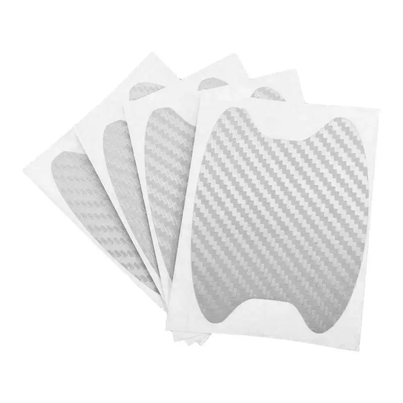 

Car Door Handle Sticker Car Door Handle Sticker Carbon Fiber Car Door Cup Protector 4 PCS Door Handle Paint Cover Guard