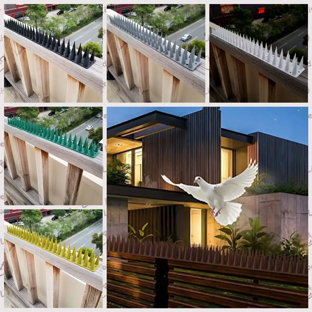 

Rectangle Bird Repellent Thorn Anti Cat Fence Plastic 45cm Anti-cat Thorns Colorful Anti Climb Wall Spikes Garden