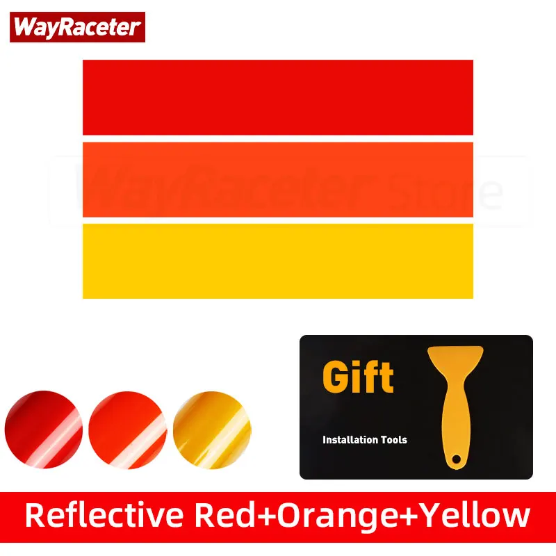 

Классические ретро-Стикеры с тремя цветными полосами, виниловые наклейки для Toyota Tacoma 4runner Tundra FJ Cruiser Lexus GX LX, аксессуары