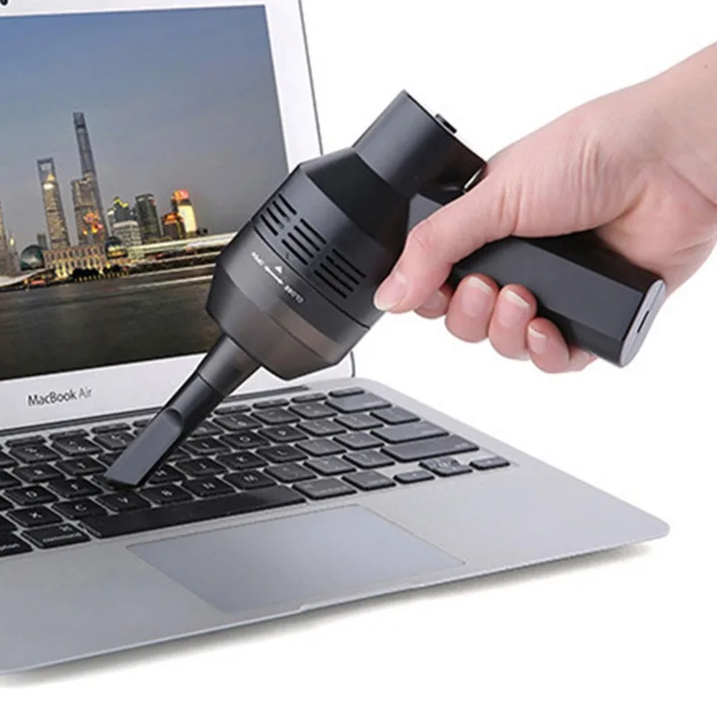 Пылесос аккумуляторный с USB-разъемом для клавиатуры компьютера |