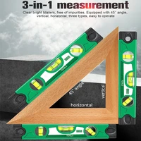230mm magnetic spirit level ruler aluminum alloy vertical balance ruler high precision level magnetic rod measuring tools