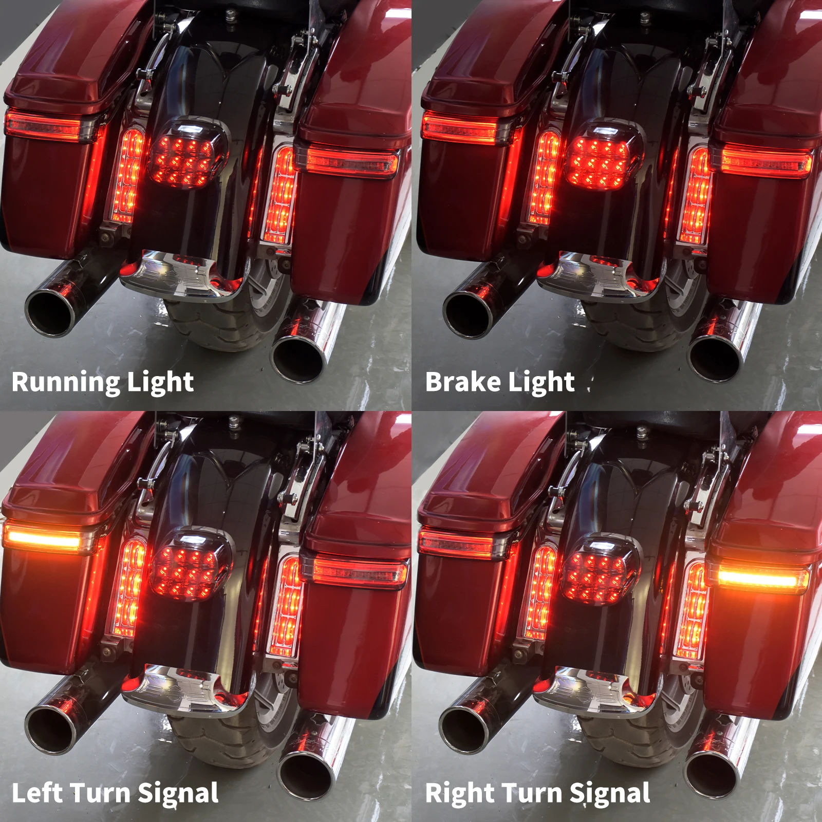 2 шт. светодиодный фонарь для Мотоциклов Harley Touring Road King 97-2022 Electra Street Glide CVO Limited |