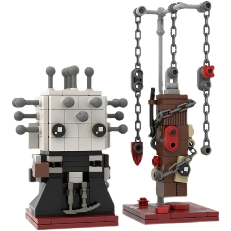 Фото Конструктор MOC: Фигурки из фильма ужасов «Возмущение» с гвоздями, набор для сборки, рождественские и хэллоуинские подарки для детей №1