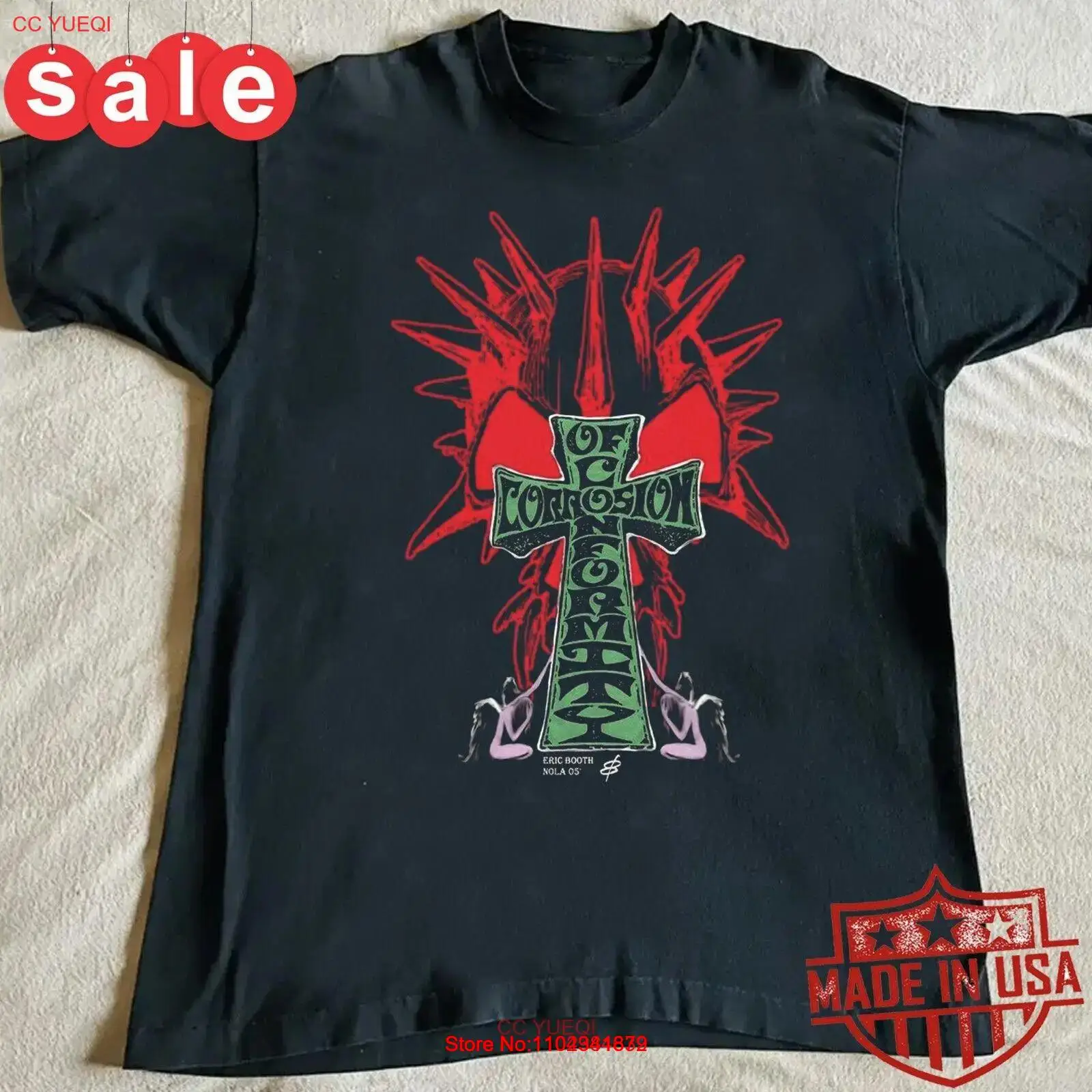 Новый подарок группы Corrosion Of Conformity для фанатов рубашка унисекс S-5XL 1LU1430