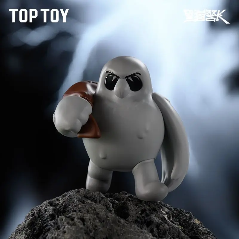 Фото TOPTOY Оригинальная серия фигурок «Чёрный кот-шериф: Погоня» в формате «слепой коробки». Милая фигурка, модное украшение для стола, коллекционный подарок на день рождения и игрушка. №3