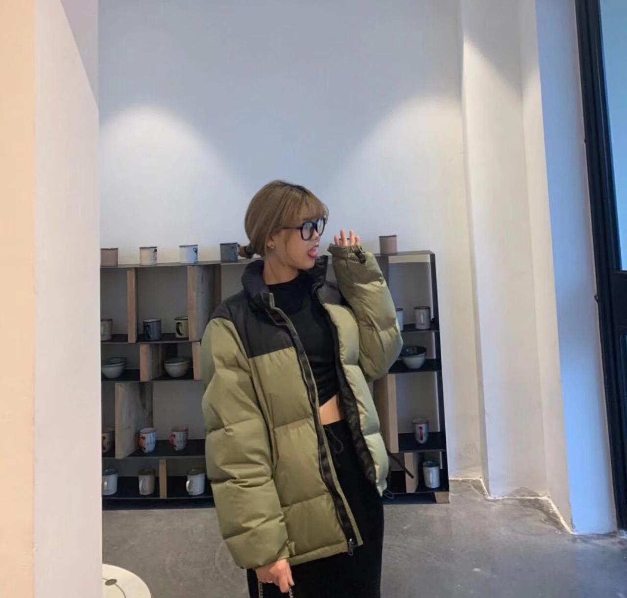 Кардиган однотонный модный трендовый простой свободный Универсальный