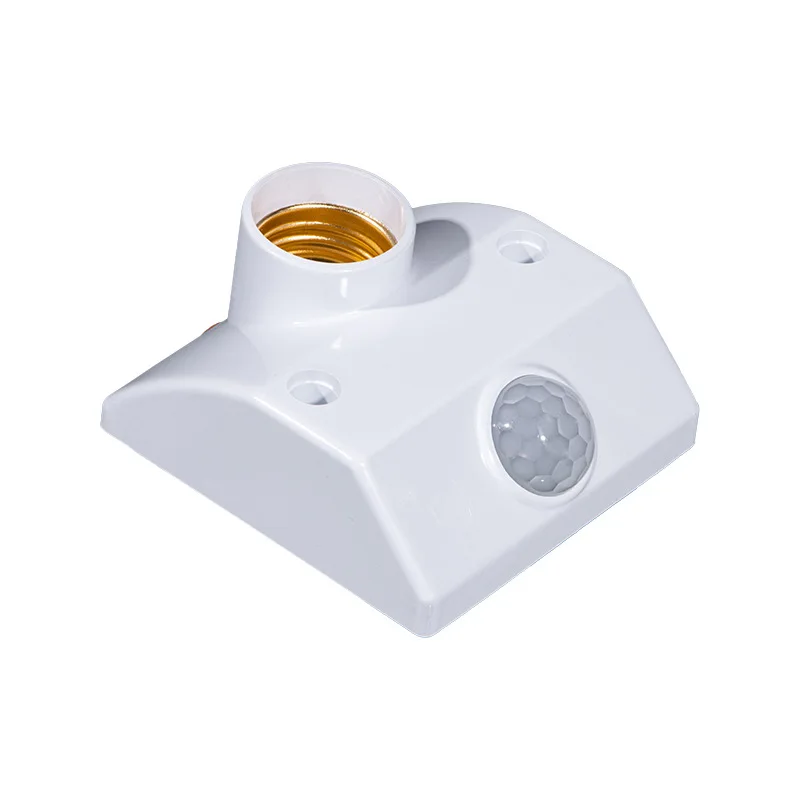 

110/220V Infrared Human Body Sensor Lamp Holder E27 Screw Intelligent Delay Stair Corridor Surface Mounted Induction Lamp Holder