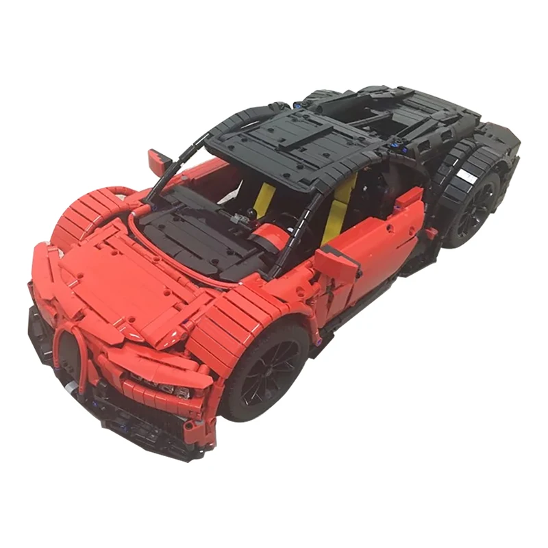 

Конструктор MOC Motor Red гоночный автомобиль, спортивный Chiron-с PF, набор строительных блоков, игрушки для детей, подарки на день рождения