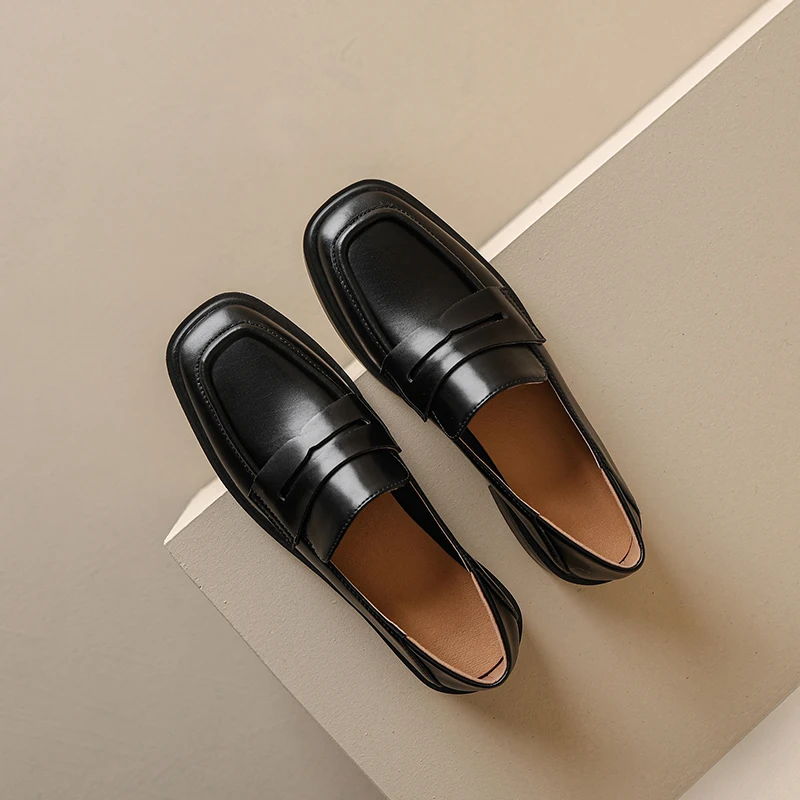 QUTAA 2025 модные женские туфли-лодочки детские замшевые туфли на плоской подошве