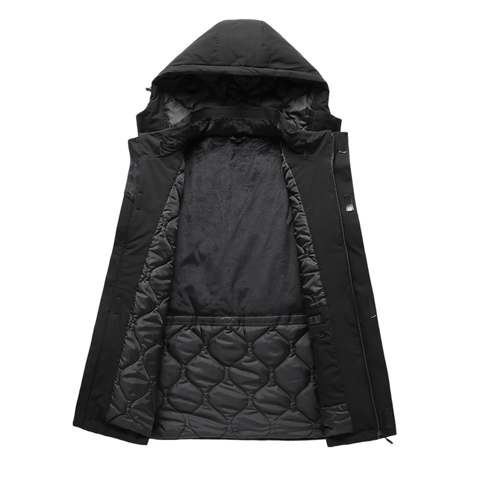 Outdoor Winter Padded Jacket 9 Constant Temperature Heating Warm Hooded Jacket winter jaqueta masculina inverno Fashion New 2022