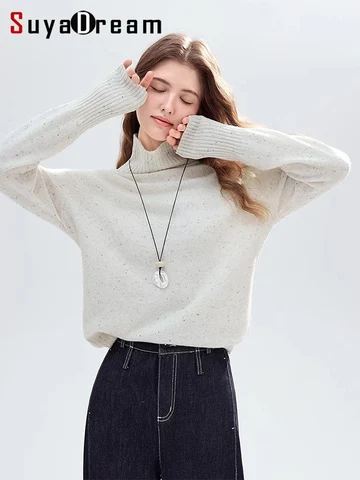 SuyaDream женские пуловеры из шерсти