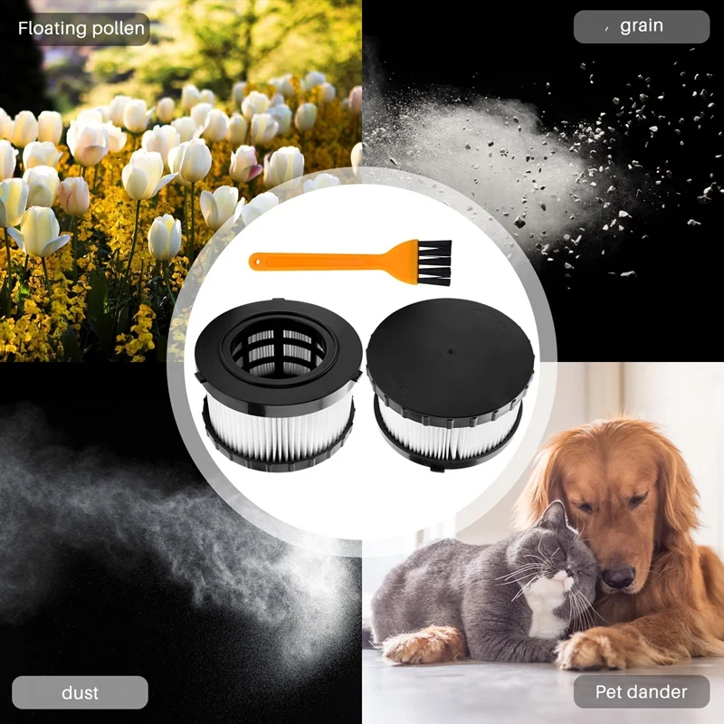 2 шт. сменные фильтры для пылесоса DEWALT DC5151H DC515 DCV517