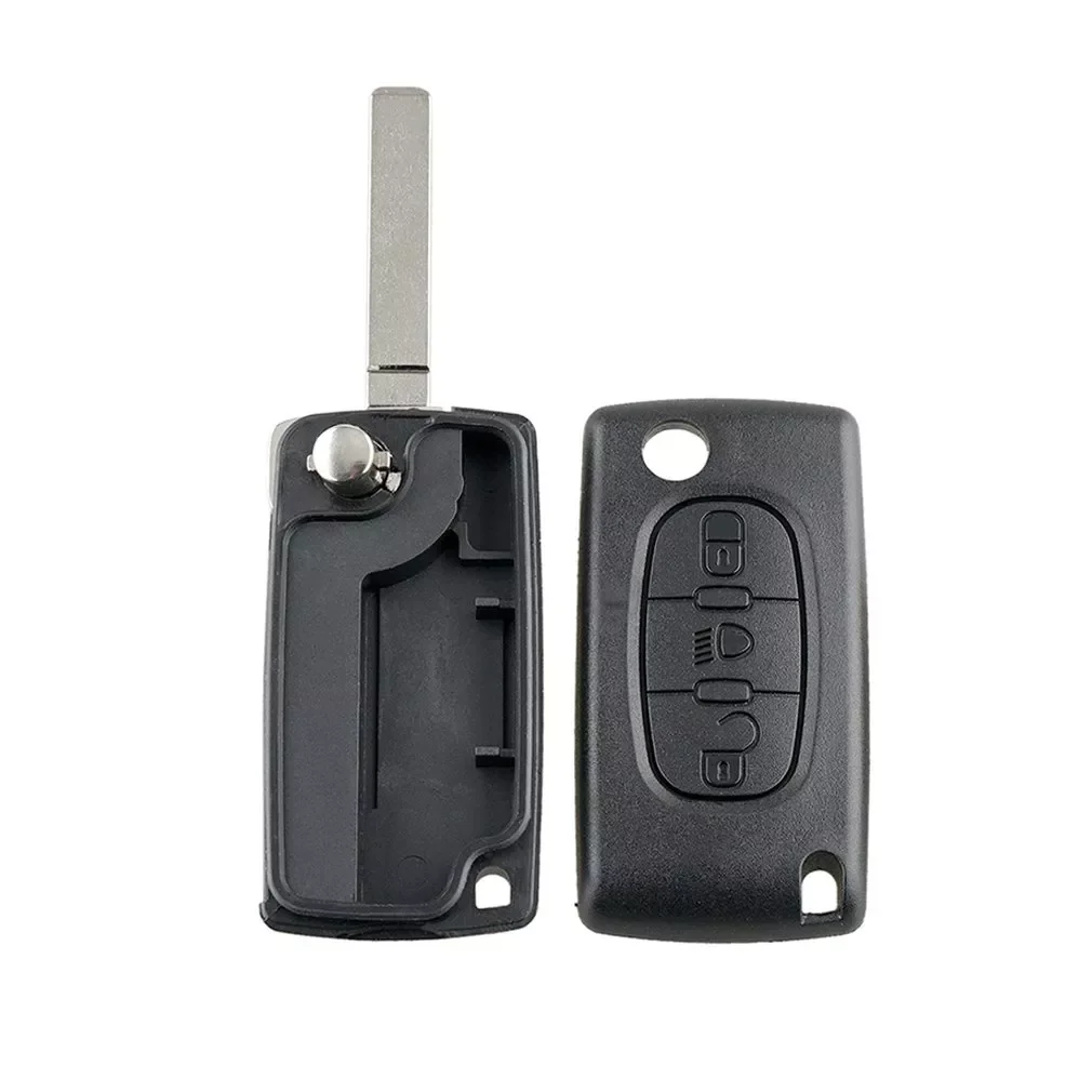 

Flip Key Shell 3B Ce0523 For Citroen C4 C5 C6 C8 Remote Key Cover Fob Case Shell Cover Key Protector