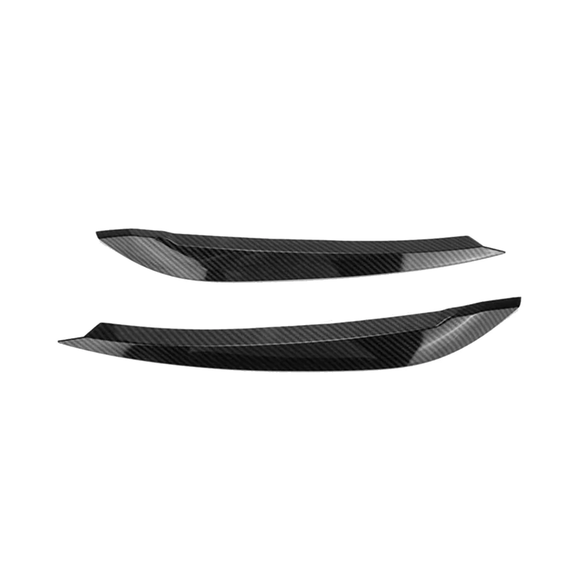 

1Pair Front Headlight Eyelids Eyebrow Trim Sticker for 2019-2022 Molding Lamp Eyebrow Strips Lid Cover C